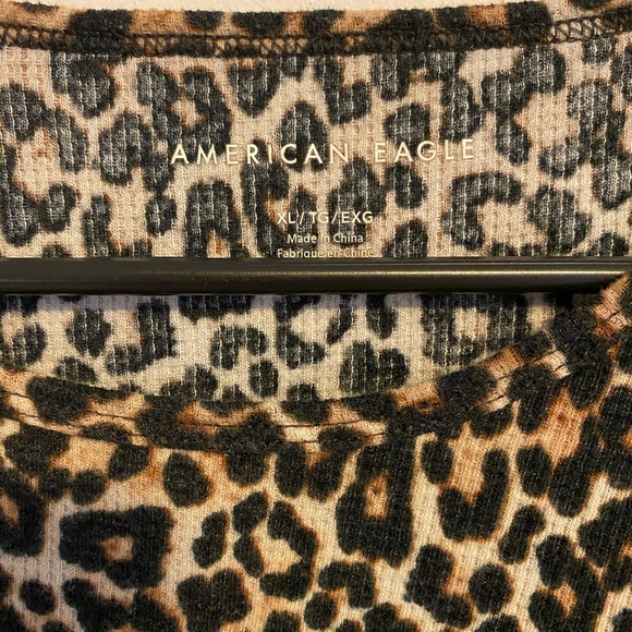 american eagle cheetah print top - Picture 1 of 2